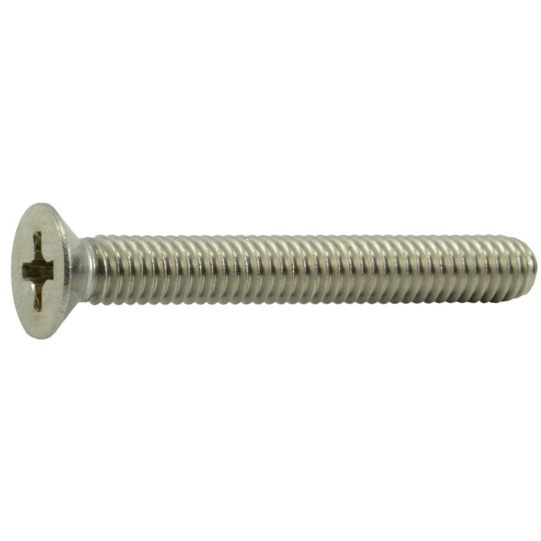 Midwest Fastener M4-0.70 x 30 mm Phillips Flat Machine Screw, Plain A2 Stainless Steel, 15 PK 38045 - main